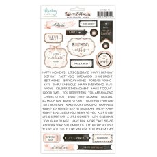 MT-LCB-13 *PRZEDSPRZEDAŻ * Let's Celebrate -MINTAY PAPERS - Naklejki - NAPISY ANGIELSKIE- wysyłka po 5 października 2026
