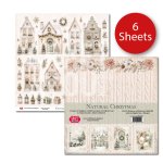 CPS-NC30-6 NATURAL CHRISTMAS - Zestaw 6 papierów 30,5x30,5cm - Craft&You Design