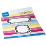 CR1744 Wykrojnik Marianne Design-Craftable -Fancy labels-ozdobne etykiety