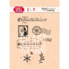 CS059 Clear Stamps/Stemple Christmas Set/Zestaw świąteczny - Craft & You Design