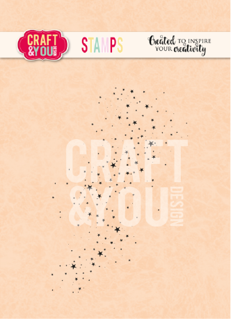 CS060 Clear Stamps/Stemple Stardust/Gwiezdny Pył - Craft & You Design