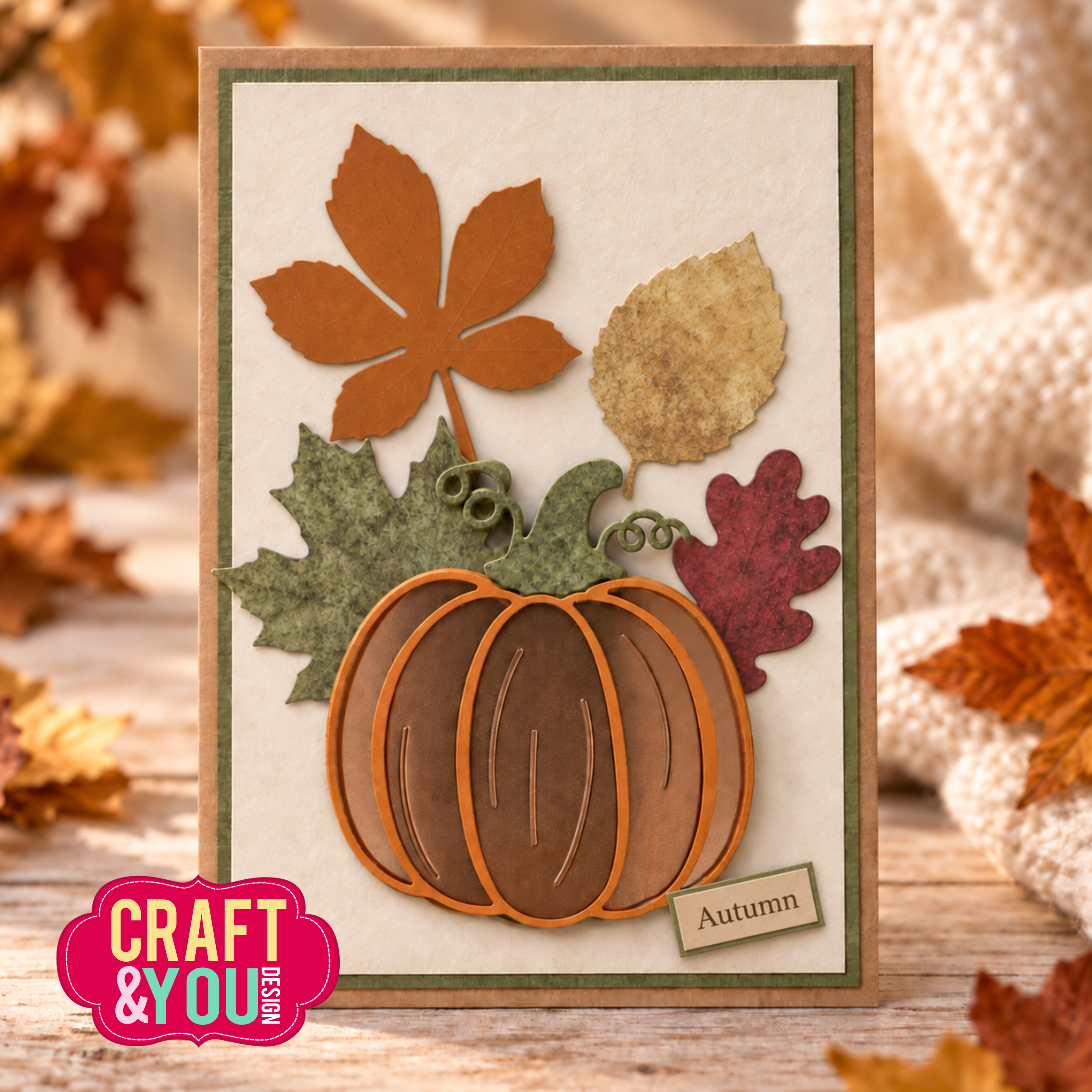 CW422 Wykrojnik /Die -Autumn Leaves/Jesienne liście Craft&You Design