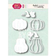 CW424 Wykrojnik /Die Two Pumpkins/ dynie  Craft&You Design