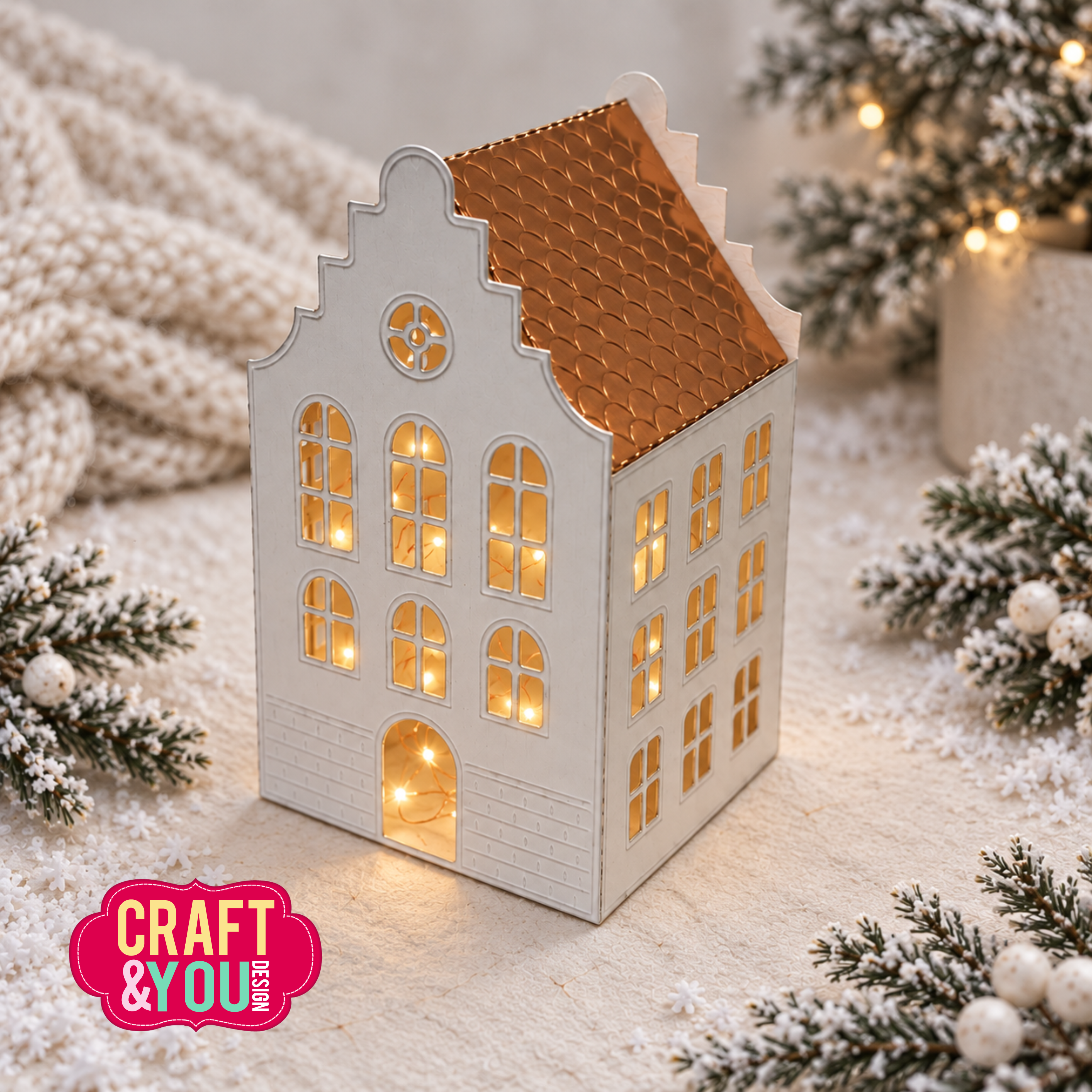 CW426 Wykrojnik /Die Lantern house/domek latarenka Craft&You Design