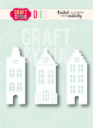 CW430 Wykrojnik /Die Tenement Houses/Kamienniczki Craft&You Design
