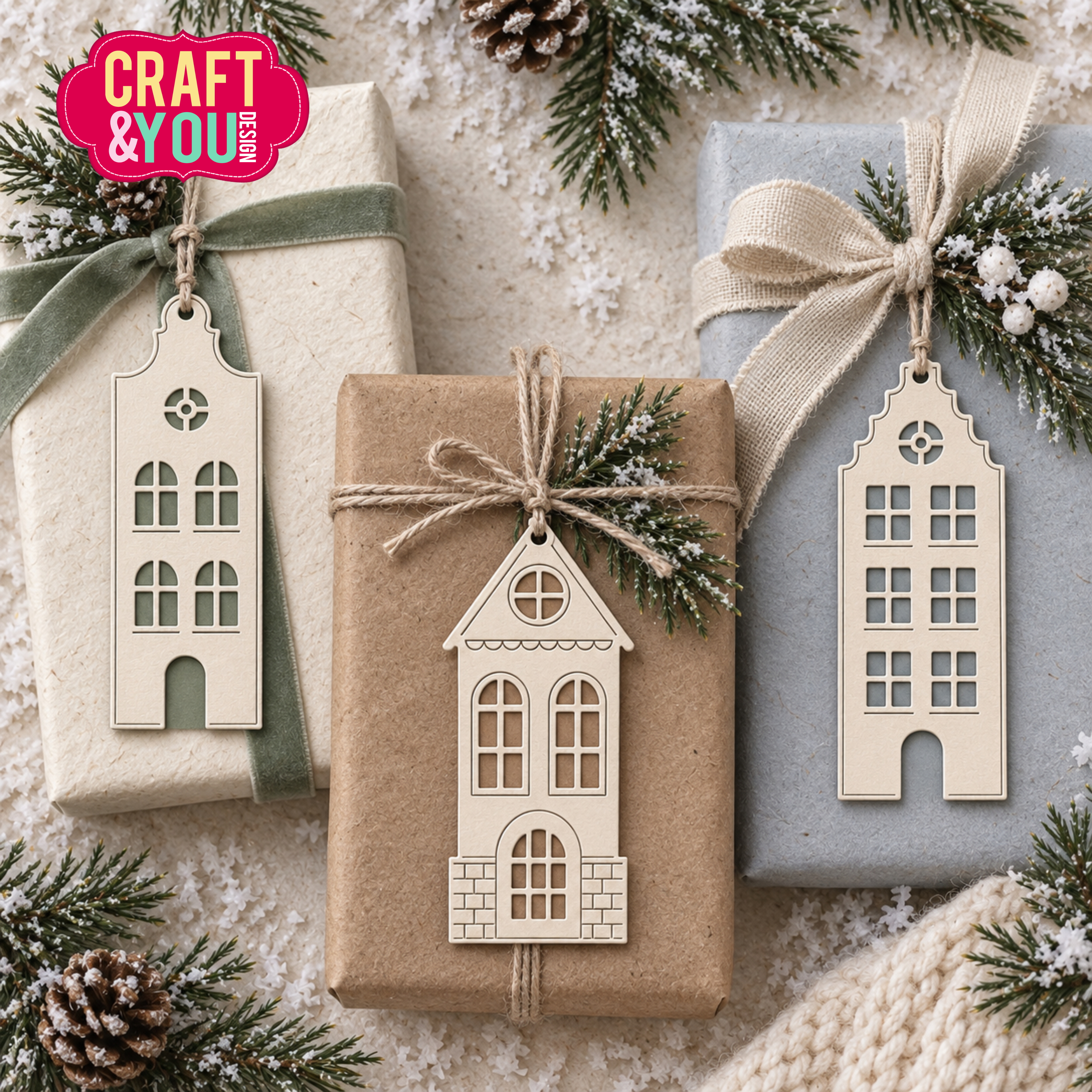 CW430 Wykrojnik /Die Tenement Houses/Kamienniczki Craft&You Design