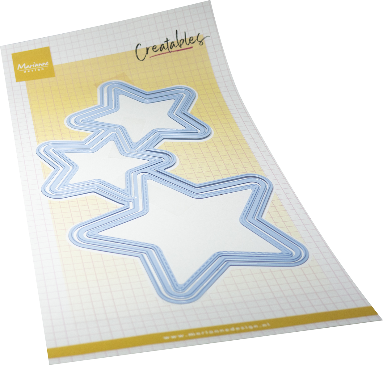 LR0978 Wykrojnik Marianne Design - Lay out Stars-układ gwiazd