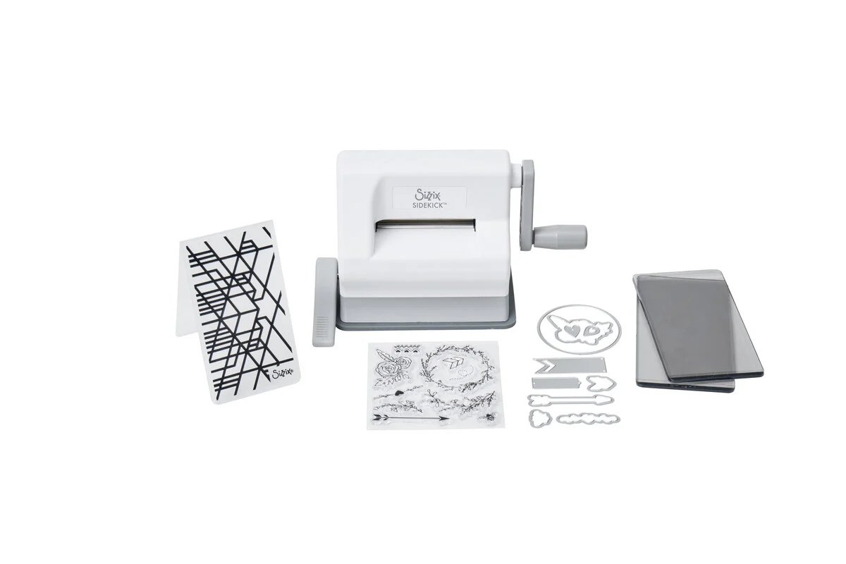 Mini Maszynka Sizzix Sidekick Starter Kit White&Grey - Zestaw startowy (667155)