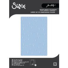 Folder do embossingu  Sizzix 2D Texture Fades format A5 Embossing Folder Vault Sparkle Stars by Tim Holtz - gwiazdki (667250)