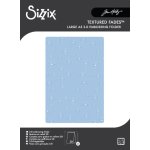 Folder do embossingu Sizzix 2D Texture Fades format A5 Embossing Folder Vault Sparkle Stars by Tim Holtz - gwiazdki (667250)