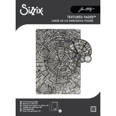 Folder do embossingu  Sizzix 3D - A5 Tree Rings by Tim Holtz (667258)