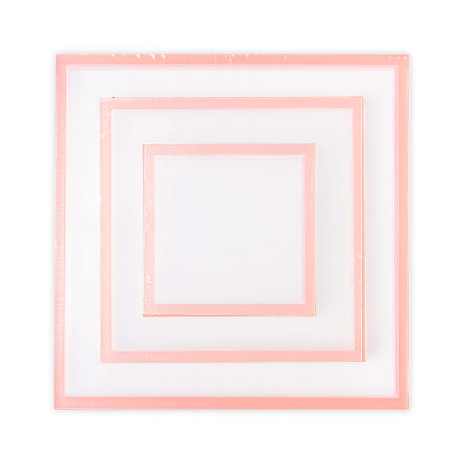 Kwadratowe okienka do shakerów - Sizzix Shaker Panes Squares –3 szt. (665452)
