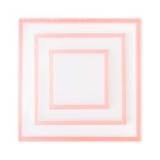 Kwadratowe okienka do shakerów - Sizzix Shaker Panes Squares –3 szt. (665452)