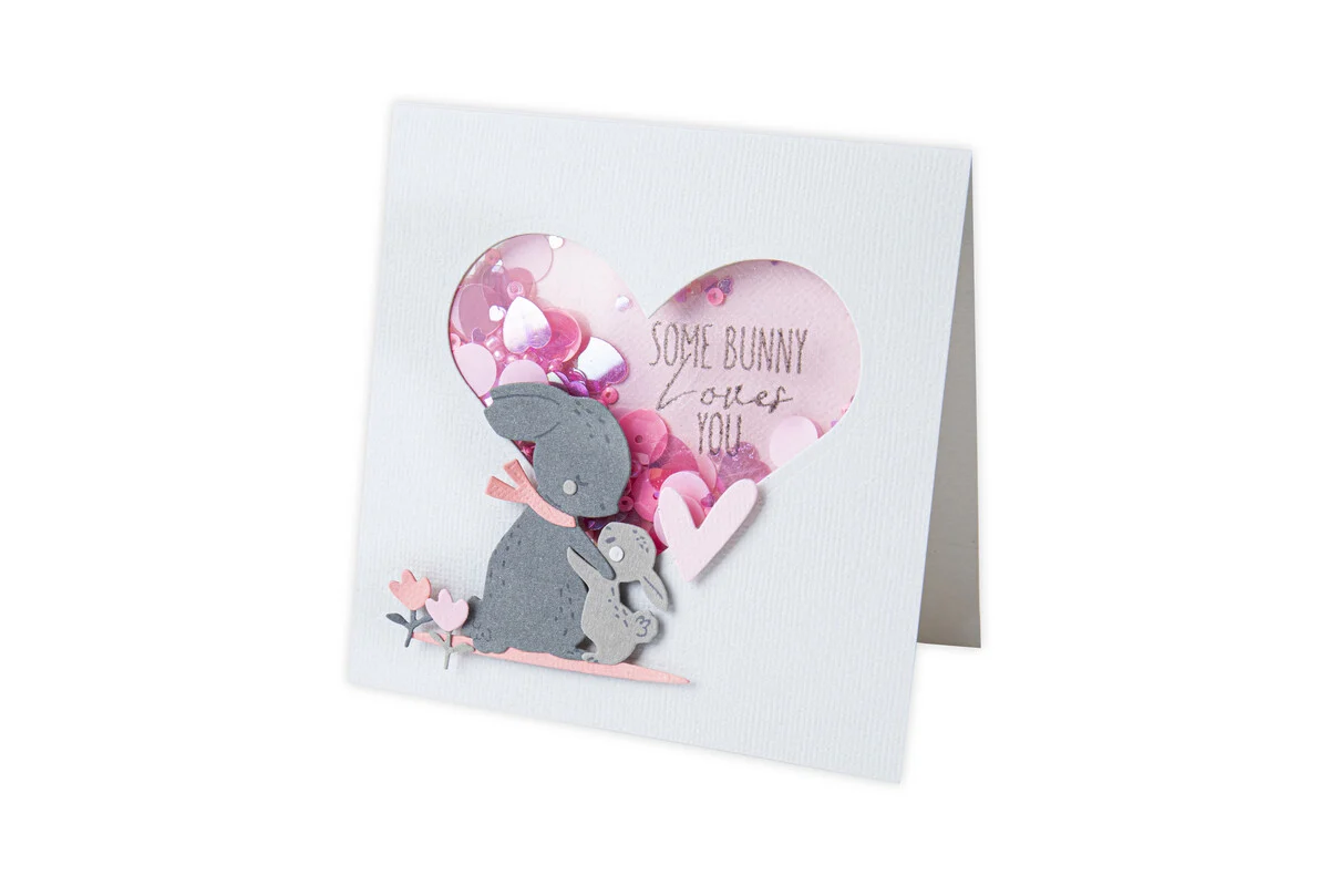Okienka do shakerów serca - Sizzix Shaker Panes Hearts –3 szt. (665451)