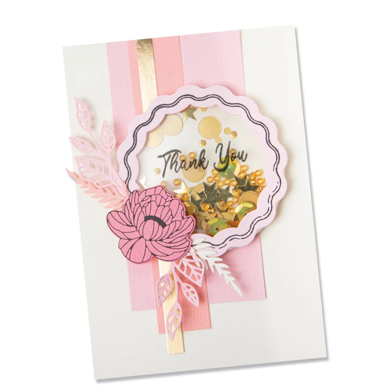 Okrągłe okienka do shakerów - Sizzix Circle Shaker Panes –3 szt. (665448)