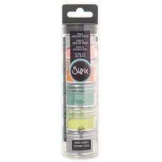 Pudry do embossingu Sizzix –Opaque Embossing Powder Muted, 5 × 12 g (665688)