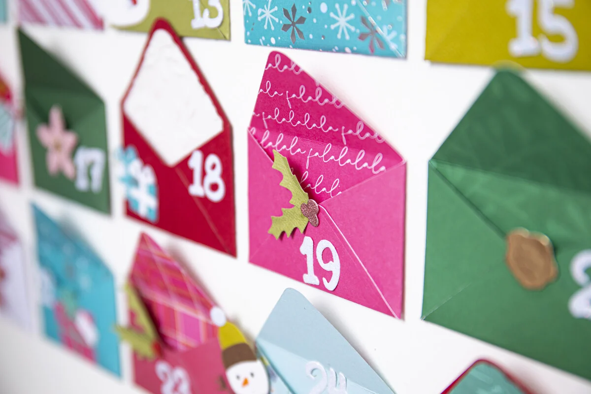 Wykrojnik Sizzix Thinlits Die by Lisa Jones Festive Envelope -koperta (665946)
