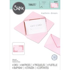 Wykrojnik Sizzix Thinlits Die by Kath Breen Box, Envelope #2 (4pcs) - koperta,pudełko (665477)