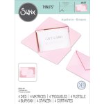 Wykrojnik Sizzix Thinlits Die by Kath Breen Box, Envelope #2 (4pcs) - koperta,pudełko (665477)