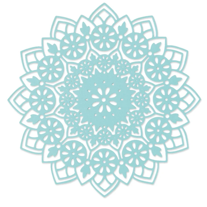 Wykrojnik Sizzix Thinlits Die - Mandala by Eileen Hull-serwetka (664882)