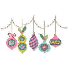 Wykrojnik Sizzix Thinlits Die Funky Baubles - bombki (665949)
