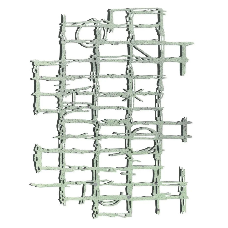 Wykrojnik Sizzix •Thinlits Die Set Gridiron (1pcs) by Seth Apter (667051)
