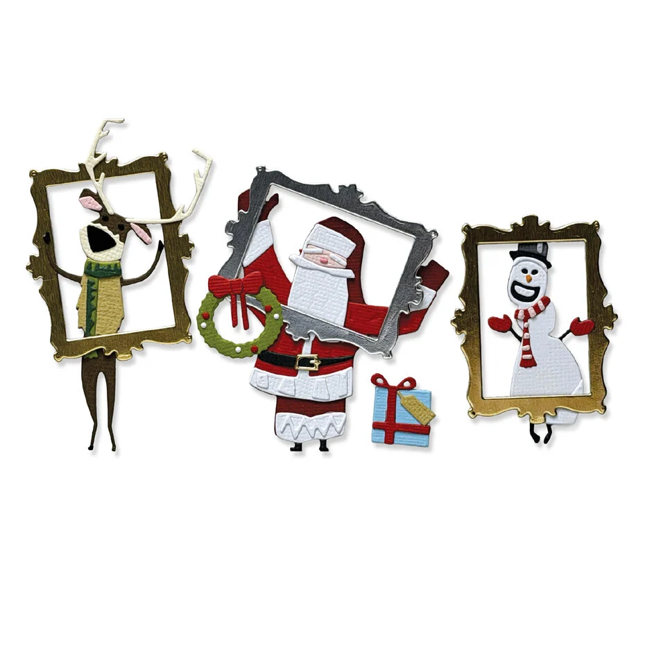 Wykrojnik Sizzix Thinlits Die Vault Papercut Christmas (26pcs) by Tim Holtz (667256)