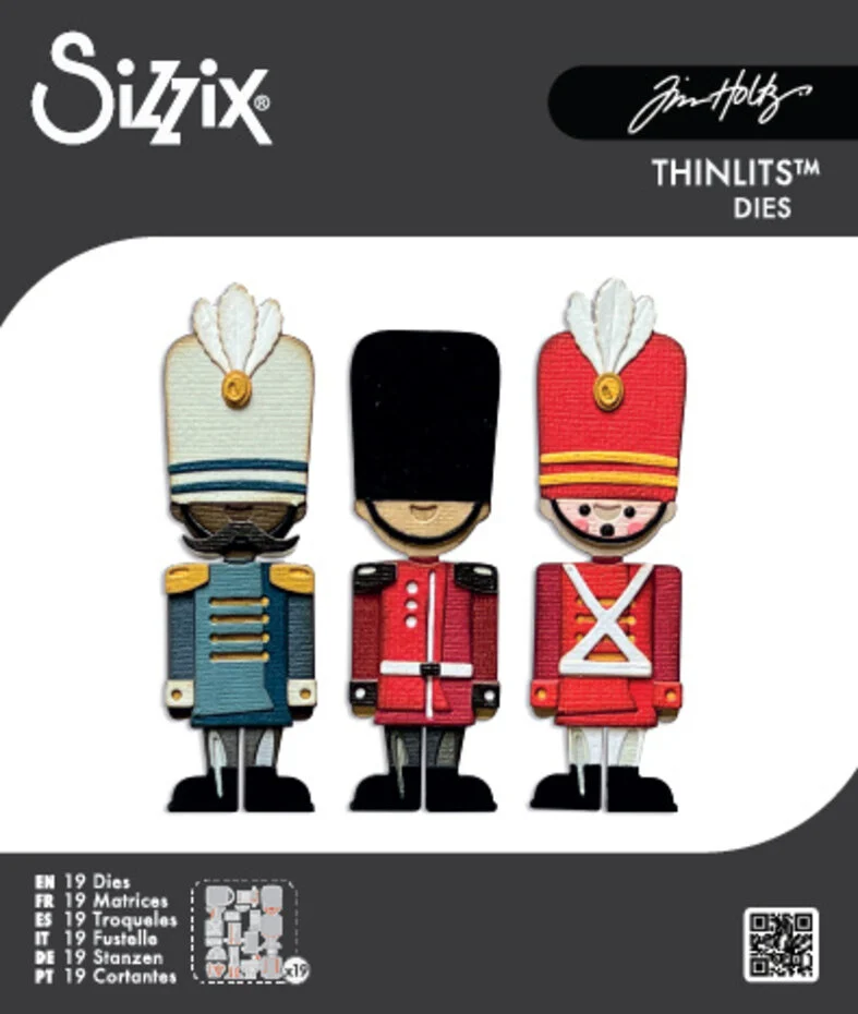 Wykrojnik Thinlits Die Harvey Colorize (19pcs) by Tim Holtz -dziadek do orzechów (666066)