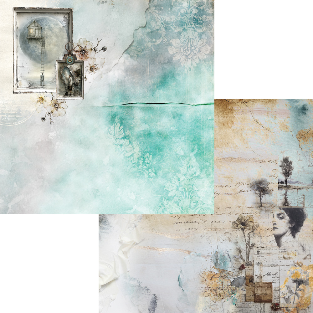 AA-ART2-07 Alchemy of Art- 12x12'' -Zestaw papierów do scrapbookingu ART 2