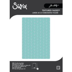 Folder do embossingu  Sizzix 2D Texture Fades format A5 Vault Snowflakes #3 by Tim Holtz -śnieżynki (667251)