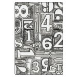 Folder wytłaczający Sizzix 3-D Texture Fades by Tim Holtz A5 Numbered -cyfry (667081)