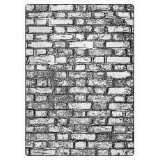 Folder wytłaczający Sizzix 3D Texture Fades by Tim Holtz A5 Brickwork-ceglana ściana  (666958)