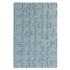 Folder wytłaczający Sizzix Multi-Level Embossing Folder by Seth Apter Grid Graph- industrialna siatka (667020)