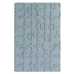 Folder wytłaczający Sizzix Multi-Level Embossing Folder by Seth Apter Grid Graph- industrialna siatka (667020)