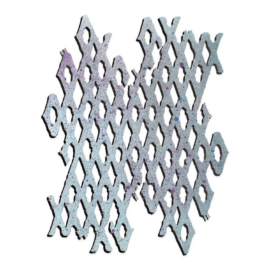 Wykrojnik Sizzix • Thinlits Die by Seth Apter Diamond District -siatka z rombami (667024)