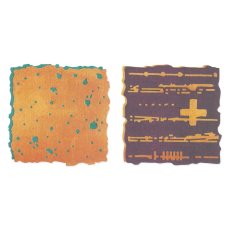 Wykrojnik Sizzix •Thinlits Die by Seth Apter Paper Cutz #1 (4pcs) (667023)