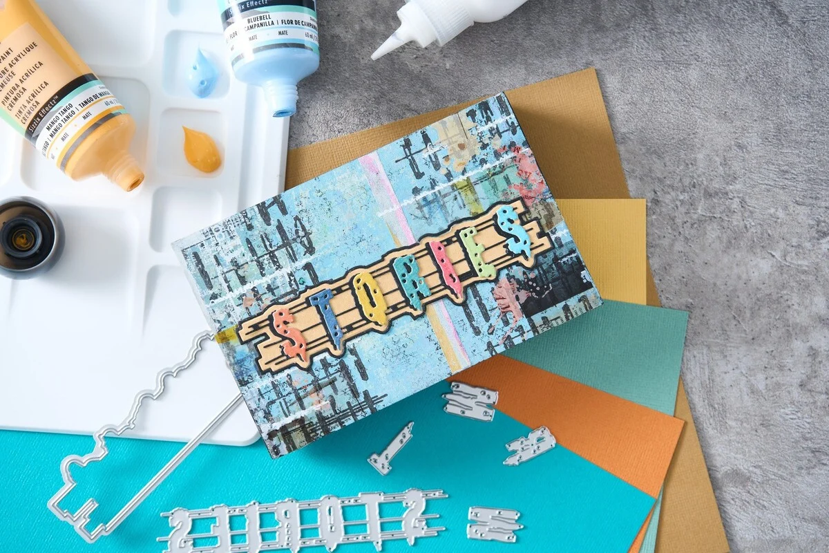 Wykrojnik Sizzix •Thinlits Die by Seth Apter Word Wafers #2 (24szt) (667021)