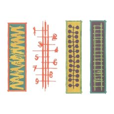 Wykrojnik Sizzix •Thinlits Die by Seth Apter Stretchers (6pcs) (667022)