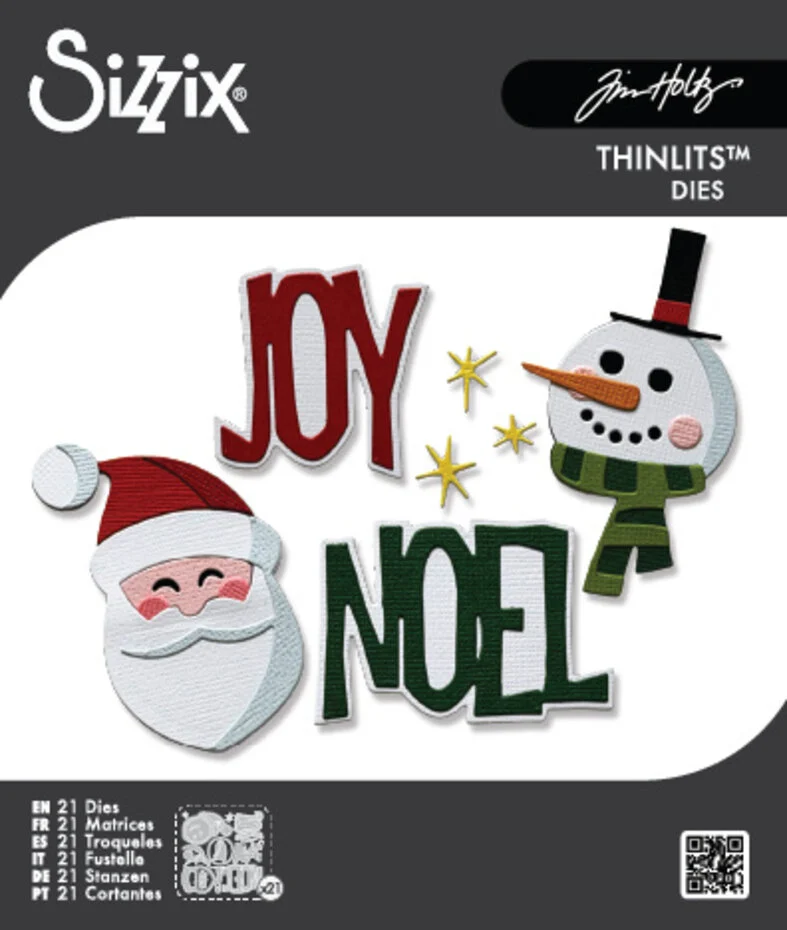 Wykrojnik Thinlits Die Vault Holiday Tidings (21pcs) by Tim Holtz (667262)