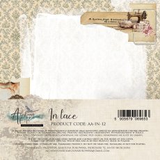 AA-IN-12  Alchemy of Art - 6x6'' - zestaw papierów In Lace