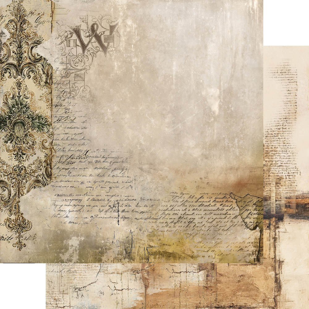 AA-ITB-07 Alchemy of Art- 12x12'' -Zestaw papierów do scrapbookingu In the Library