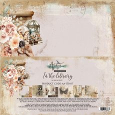 AA-ITB-07 Alchemy of Art- 12x12'' -Zestaw papierów do scrapbookingu In the Library 