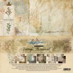 AA-VB-07 Alchemy of Art- 12x12'' -Zestaw papierów do scrapbookingu Vintage Botanical