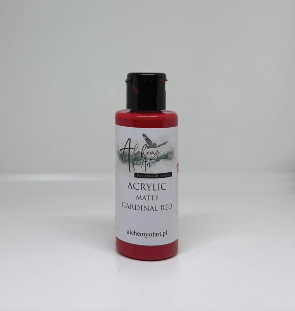 Farba akrylowa matowa Alchemy of Art - CARDINAL RED (26-06-03)