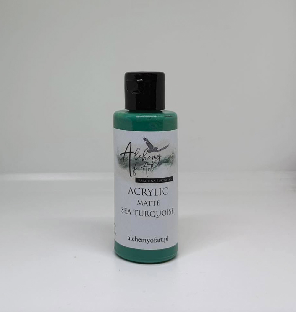 Farba akrylowa matowa Alchemy of Art - SEA TURQUOISE (26-06-10)