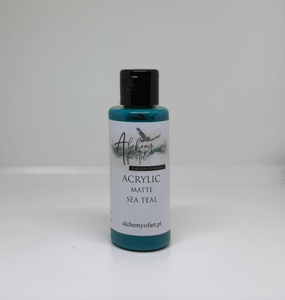 Farba akrylowa matowa Alchemy of Art - SEA TEAL (26-06-11)