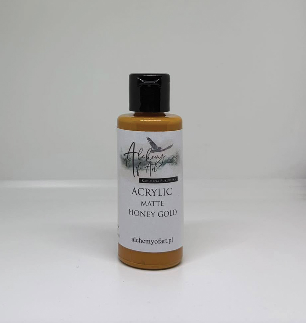 Farba akrylowa matowa Alchemy of Art - HONEY GOLD (26-06-04)
