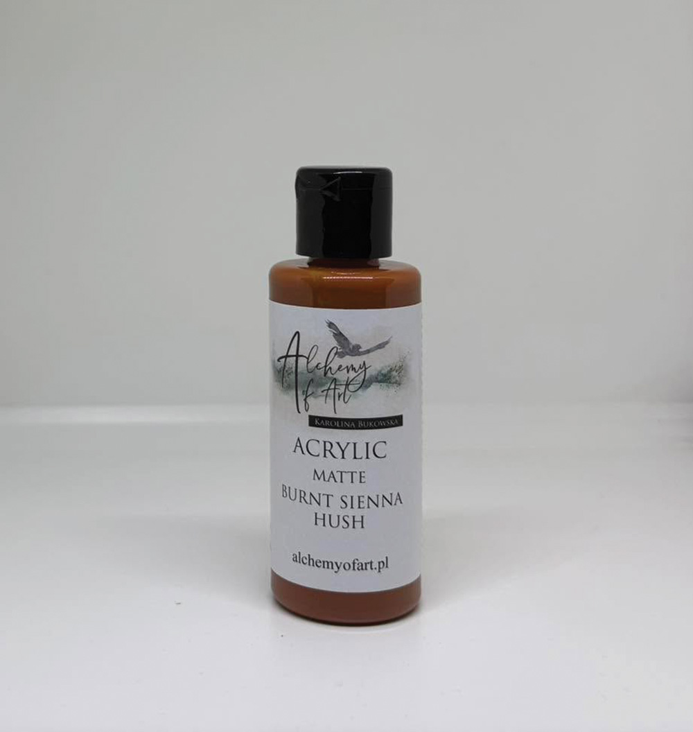Farba akrylowa matowa Alchemy of Art - BURNT SIENNA HUSH (26-06-05)
