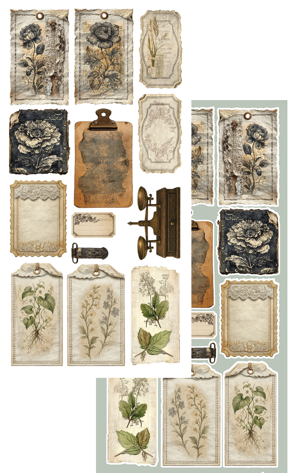 Vintage Botanical do samodzielnego wycięcia AA-VB-10