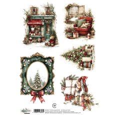 AA-MOD-RP-01 Papier ryżowy  A4 - Alchemy of Art  - The Magic of December